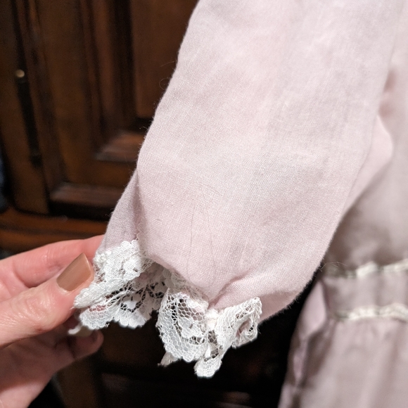 Vintage Gunne Sax gown Romantic Renaissance Bridal Collection size 9 - Picture 4 of 9